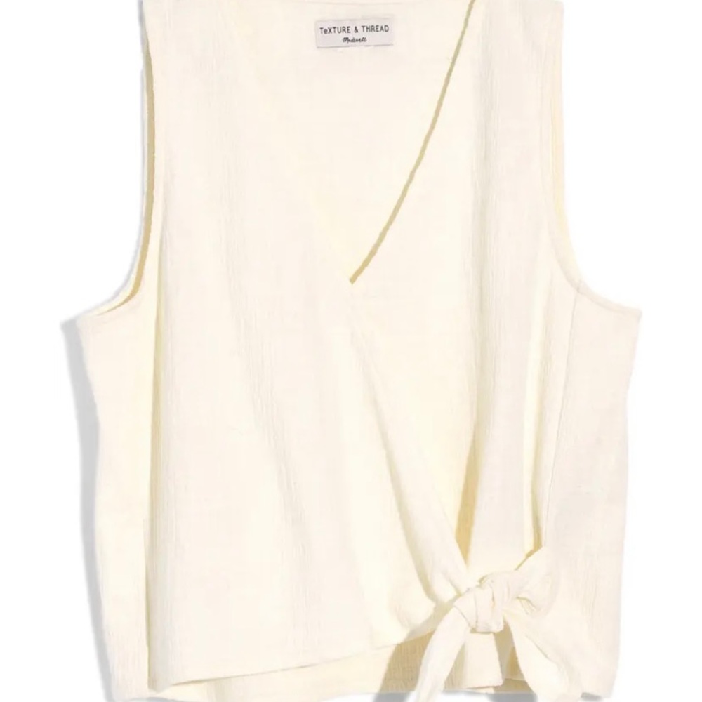 Madewell Texture & Thread wrap tank top NWOT
